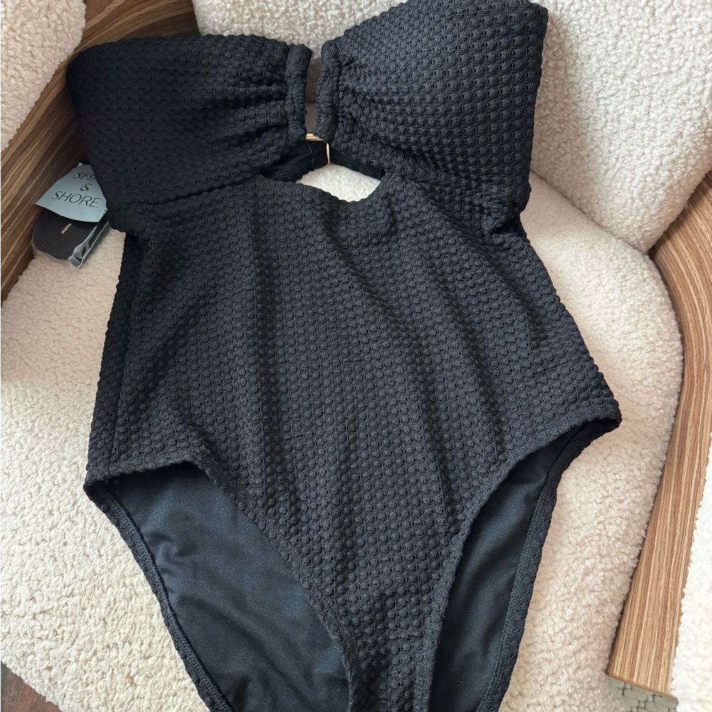 Shade & Shore One-Piece Black Swimsuit